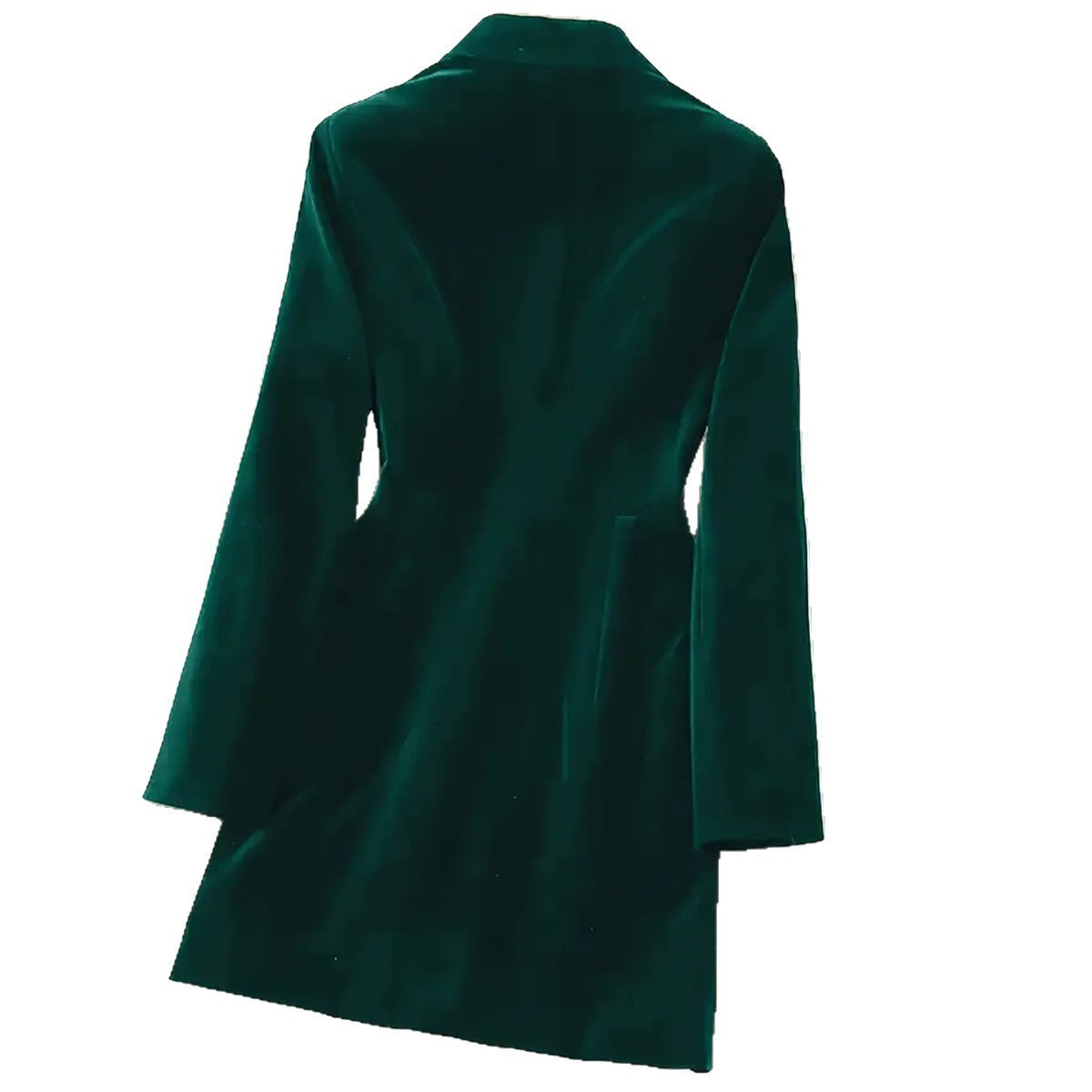 Robe de Costume Élégante à Manches Longues - Style Européen et Américain