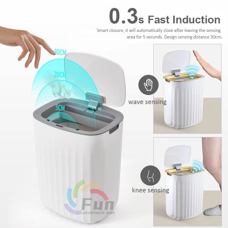 Poubelle Intelligente avec Couvercle pour Maison - Allomarc.com