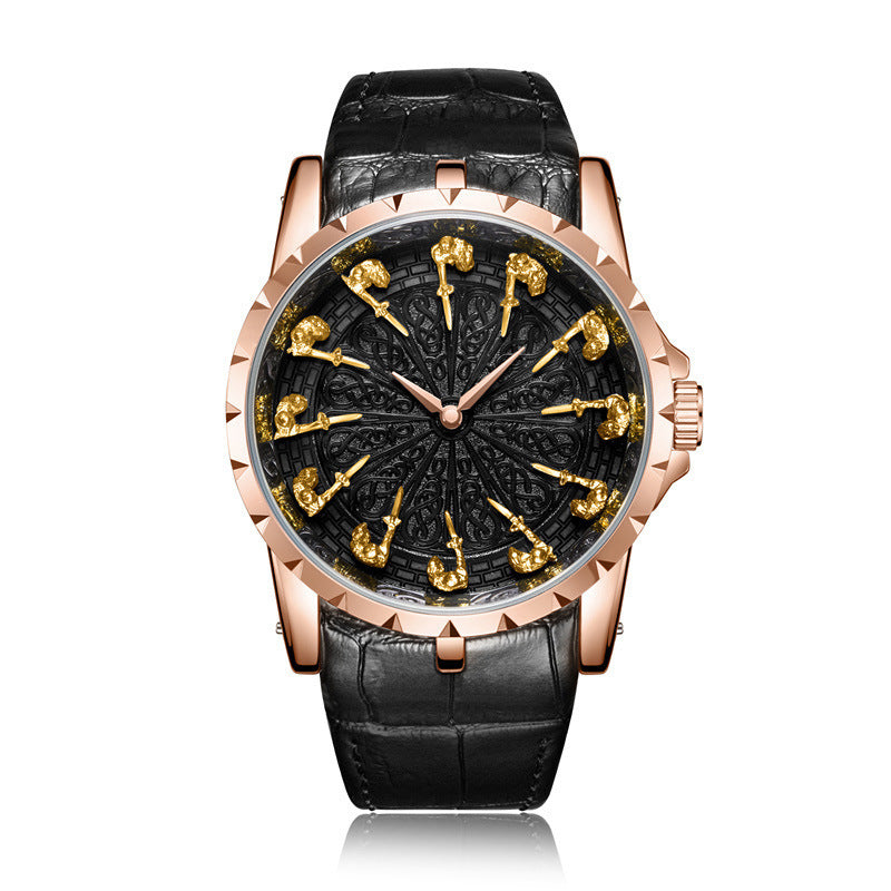 Montre pour homme ONOLA Round Table Knights en quartz unique