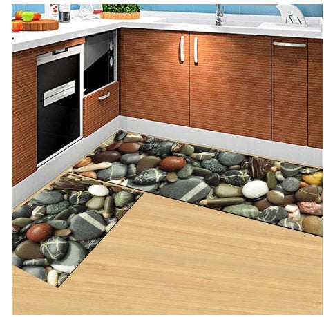 Tapis de sol antidérapants et imperméables, lavables en machine pour la maison