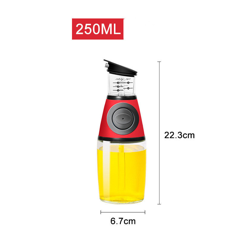 Bouteille en Verre Mesurable de 500ml pour Huile - Ustensiles de Cuisine