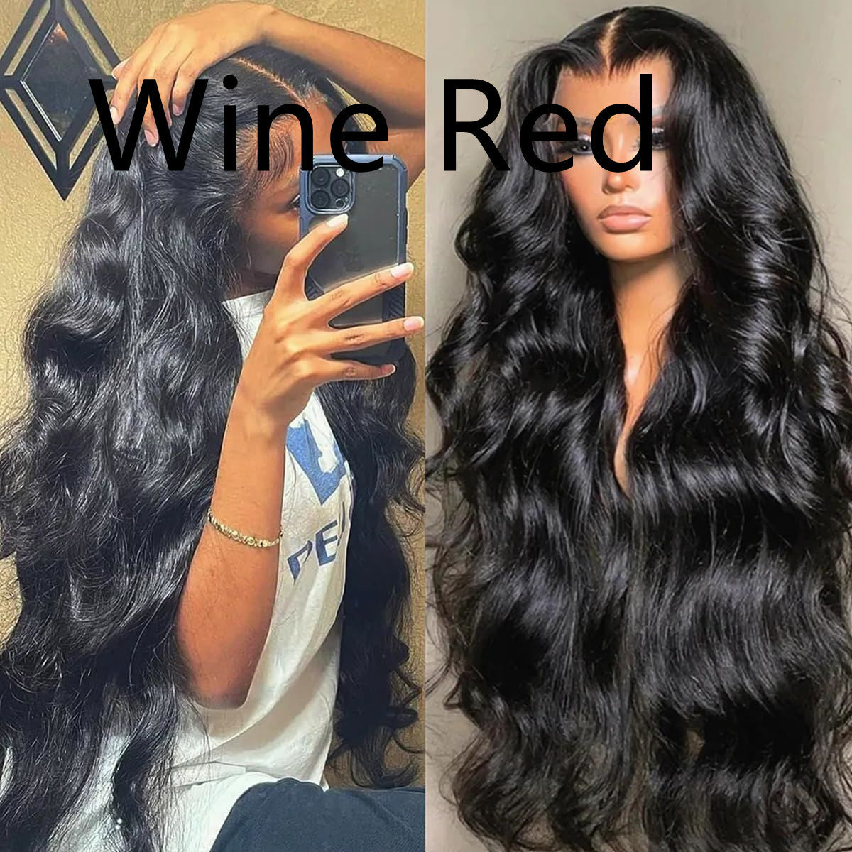 Wig Longue Cheveux Bouclés pour Femmes
