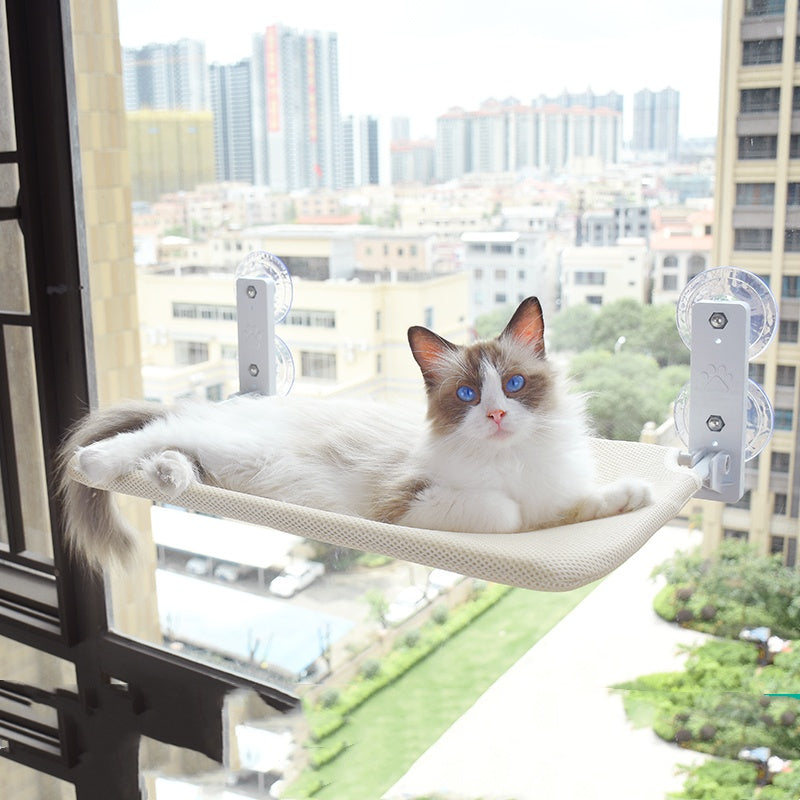 Hamac de Fenêtre avec Ventouse pour Chats - Confort et Style