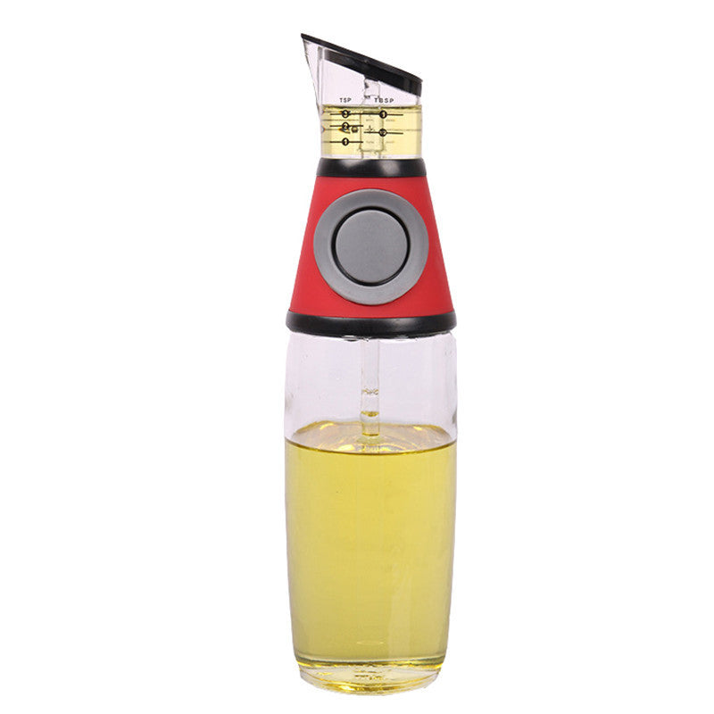 Bouteille en Verre Mesurable de 500ml pour Huile - Ustensiles de Cuisine