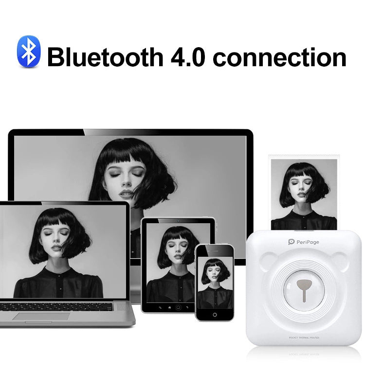 Imprimante Mini Bliuetooth Sans Fil