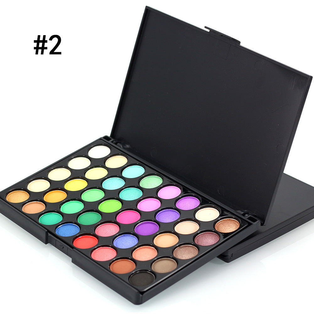 Palette de Maquillage Paillettes Waterproof en 40 Couleurs