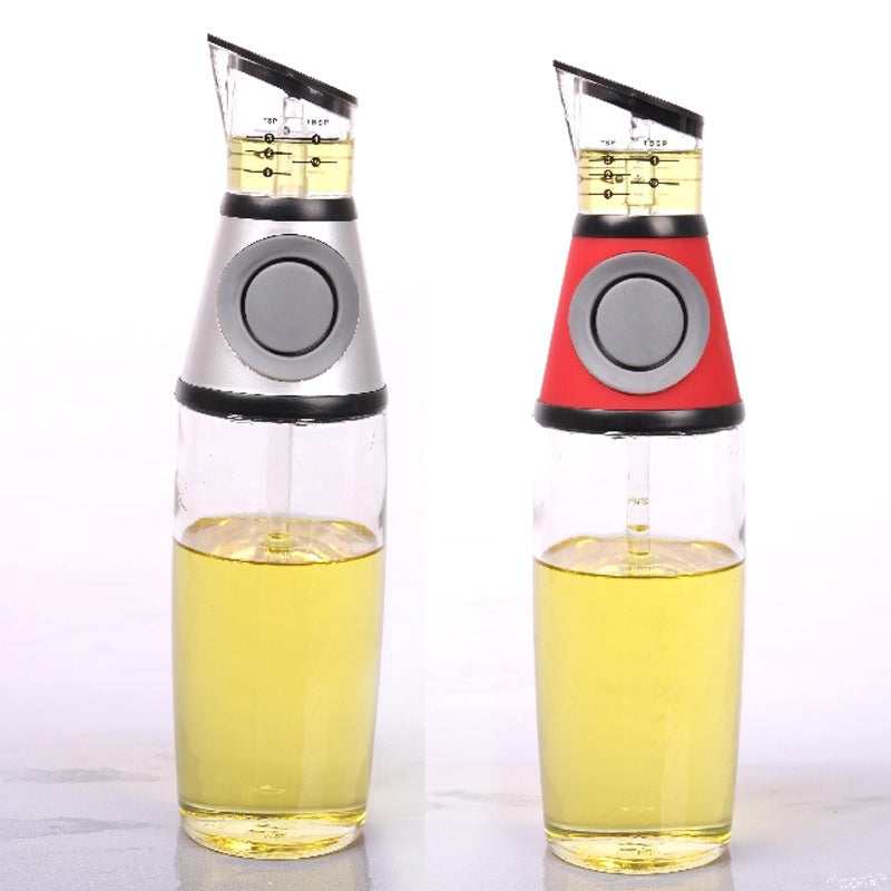 Bouteille en Verre Mesurable de 500ml pour Huile - Ustensiles de Cuisine