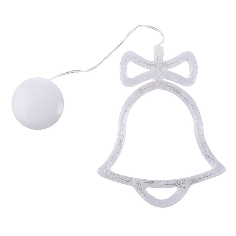 Guirlande LED Suction Cup de Noël - Chandelier Santa Claus, Élan, Bonhomme de Neige