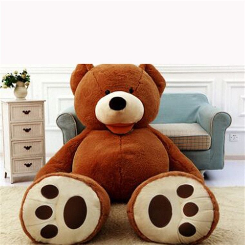 Gros ours en peluche géant - Jouet doux en cuir