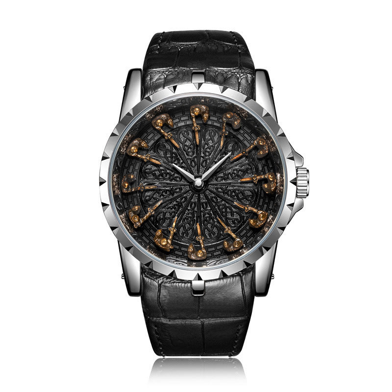 Montre pour homme ONOLA Round Table Knights en quartz unique