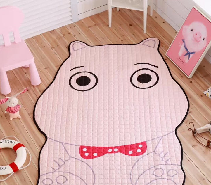 Tapis de Jeu pour Bébé Tigre Blanc - Tapis Doux pour Enfants