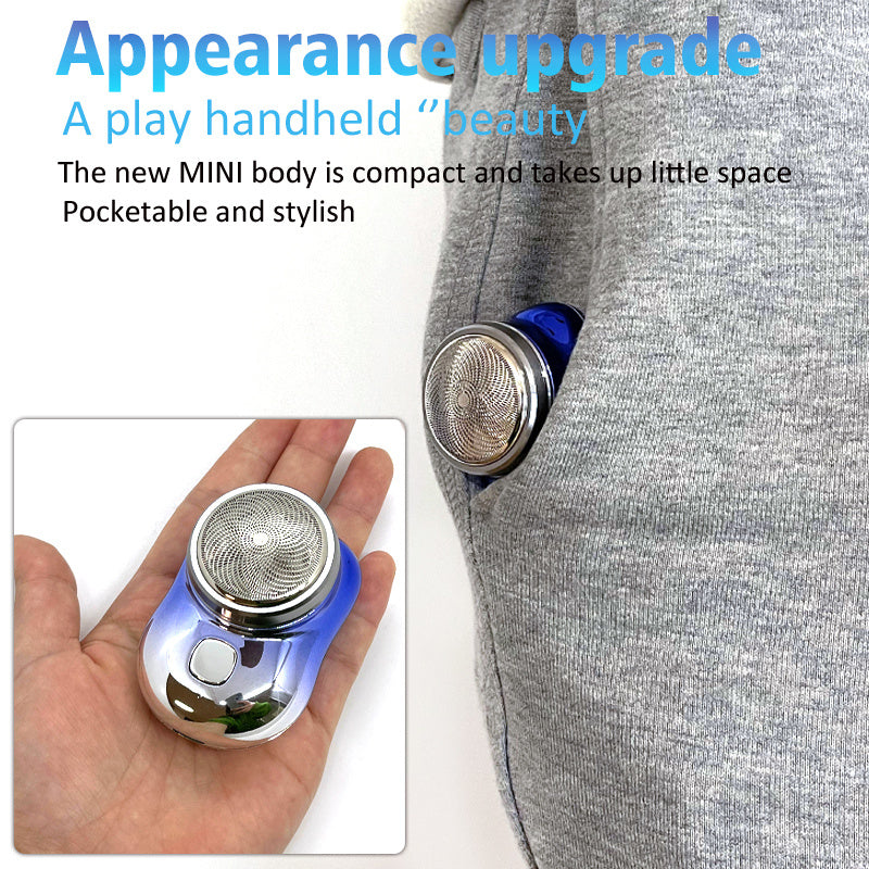 Rasoir Électrique Mini Portable Rechargeable USB pour Hommes
