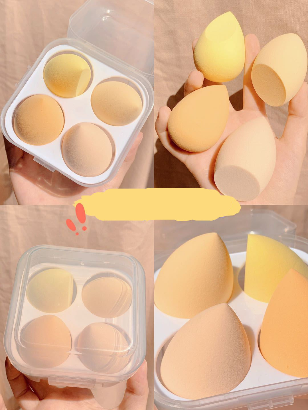 Boîte de Poudres à Maquillage