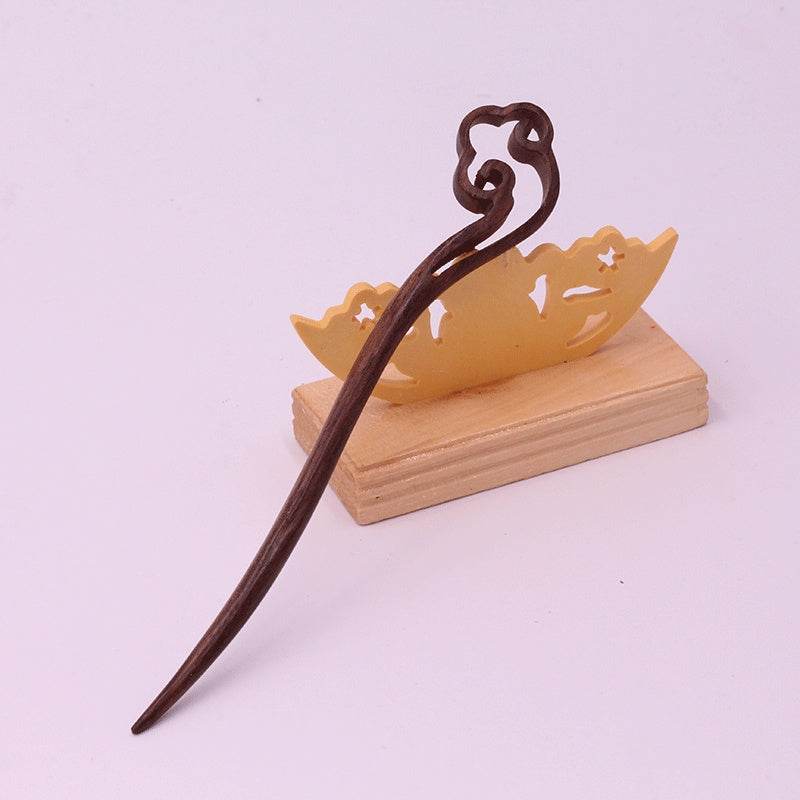 Épingle à cheveux en bois d'ébène - Allomarc.com