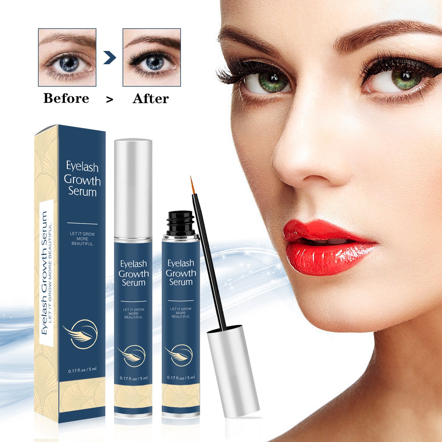 Masque Nourrissant pour Sourcils Épais et Bouclés