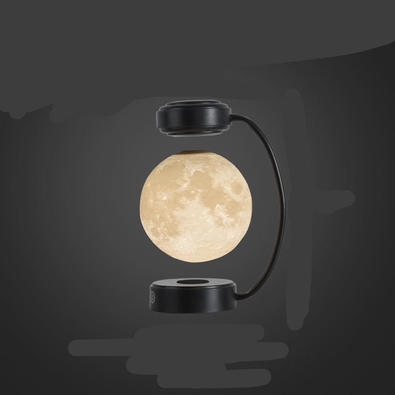 Lampe de Lévitation Magnétique Créative - Lune pour Table de Nuit