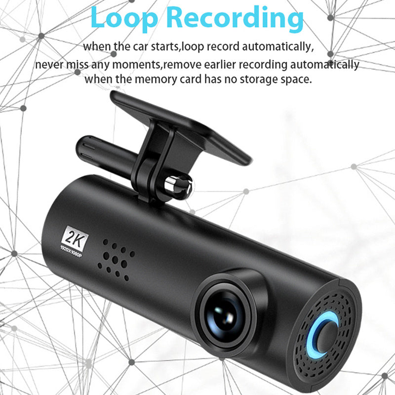 Enregistreur de conduite WiFi avec super vision nocturne