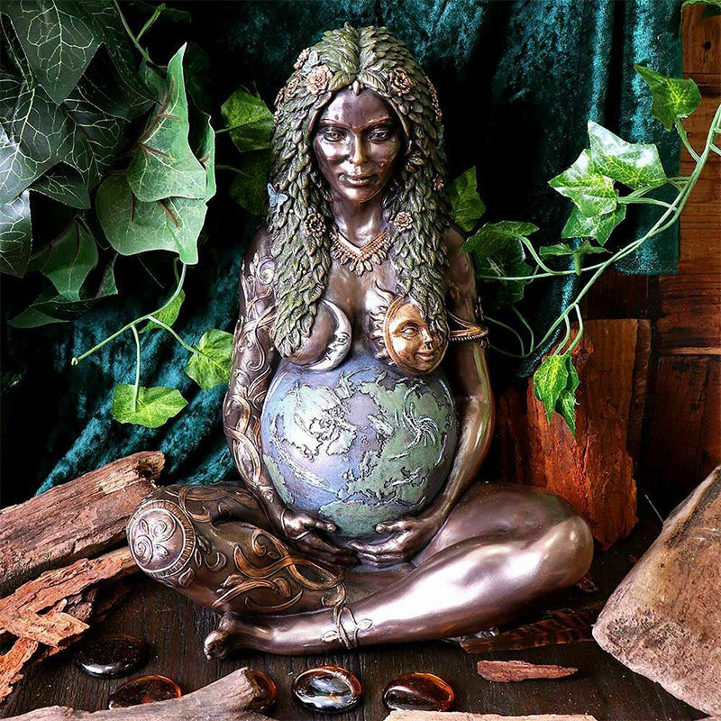 Statue de la Déesse Mère en Résine - Décoration Intérieure et Extérieure