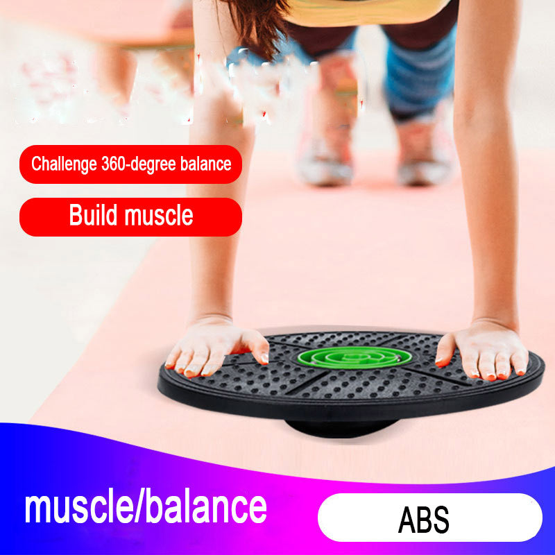 Disque d'Équilibre Yoga - Plat Rond de Stabilité pour Entraînement Sportif