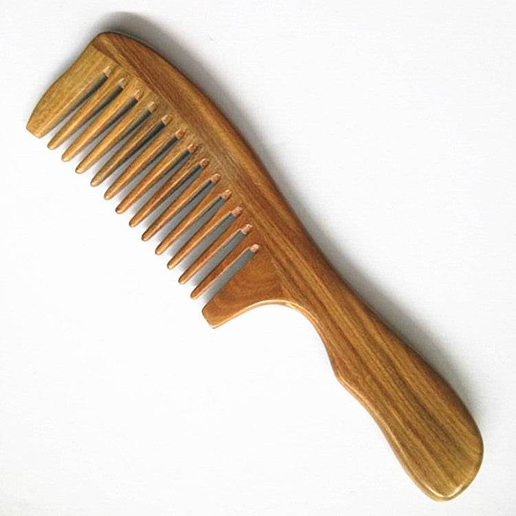 Peigne en Bois de Santal Vert - Allomarc.com