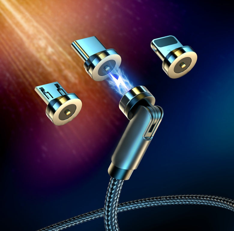 Câble de Chargement Magnétique Essager 360° USB Type C - Charge Rapide