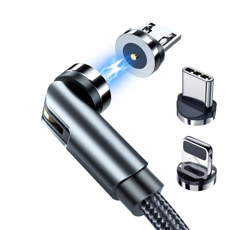 Câble de Chargement Magnétique Essager 360° USB Type C - Charge Rapide