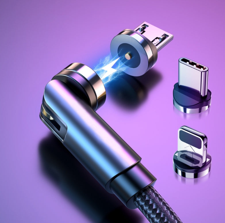 Câble de Chargement Magnétique Essager 360° USB Type C - Charge Rapide