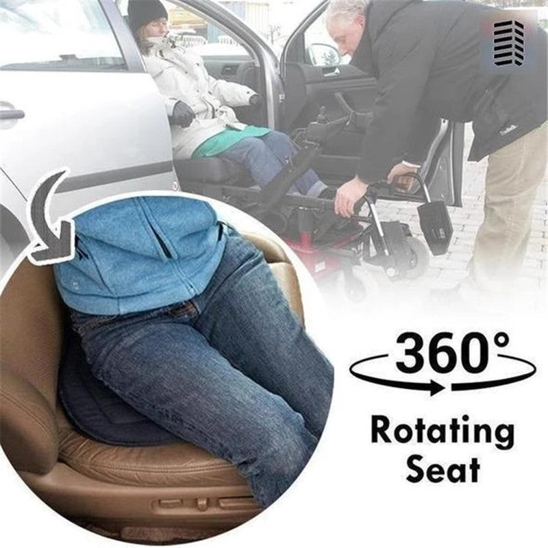 Coussin de Siège Rotatif 360° pour Chaise, Voiture, Bureau, Maison
