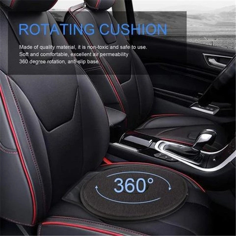 Coussin de Siège Rotatif 360° pour Chaise, Voiture, Bureau, Maison