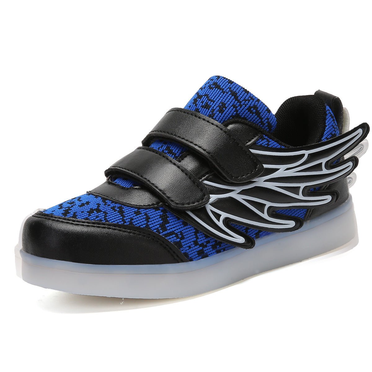 Chaussures LED pour enfants avec ailes lumineuses - Chaussures de loisirs colorées