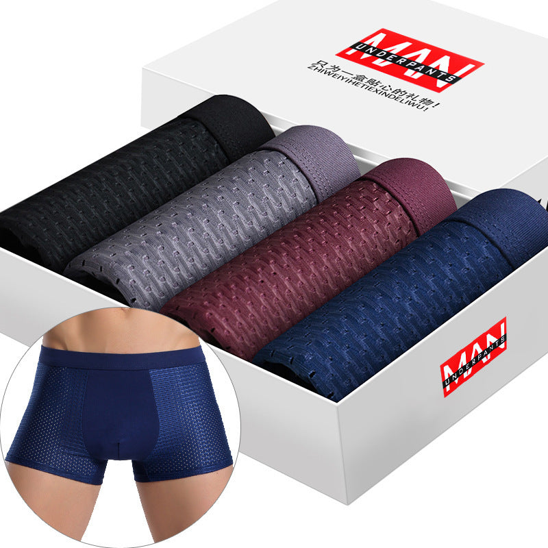 Lot de 4 Boxers SKY HERO pour Hommes