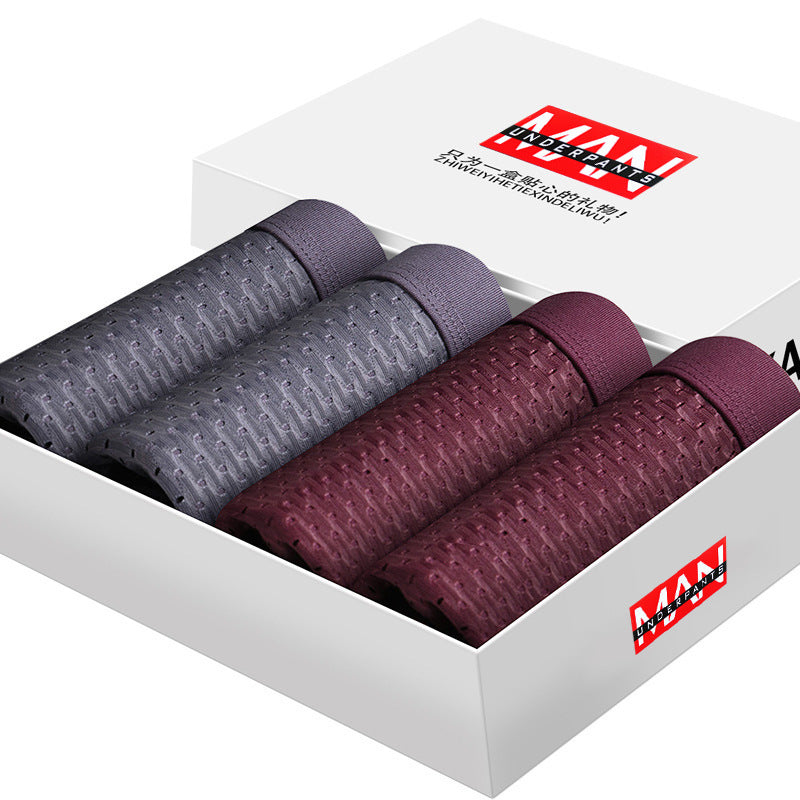Lot de 4 Boxers SKY HERO pour Hommes