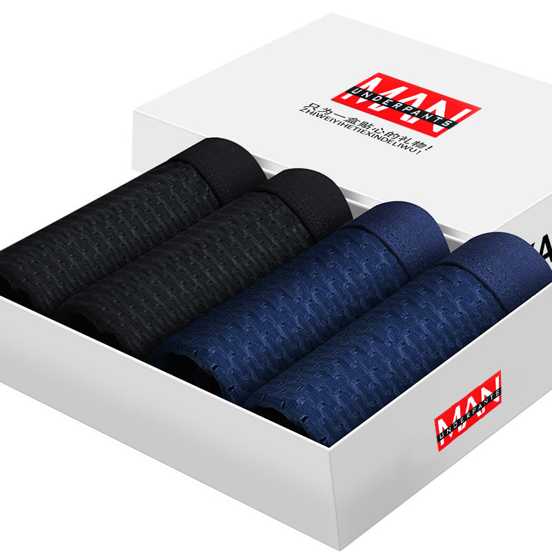 Lot de 4 Boxers SKY HERO pour Hommes