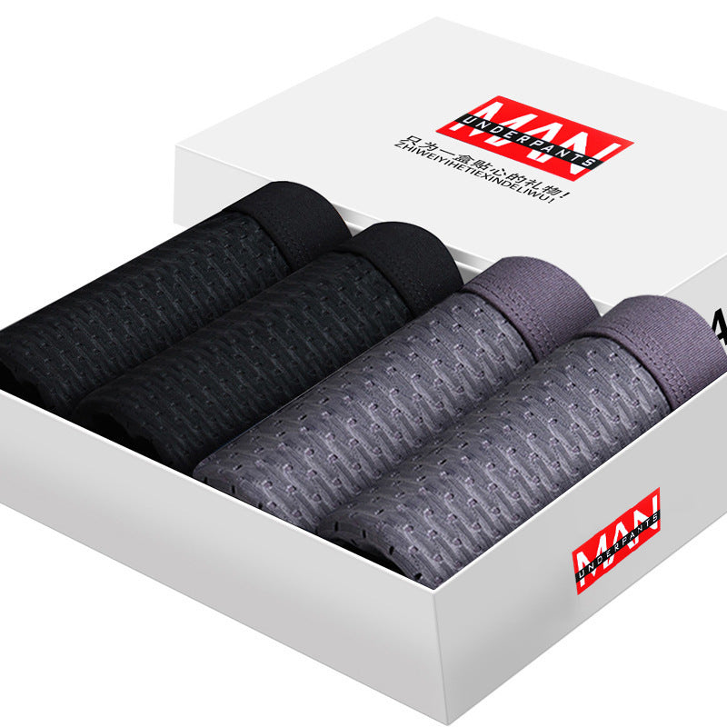 Lot de 4 Boxers SKY HERO pour Hommes