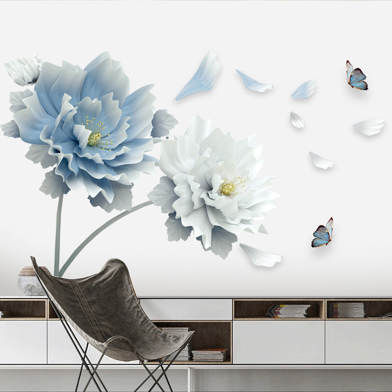 Autocollant Muraux Floral à Installer dans la Chambre