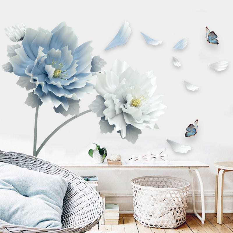 Autocollant Muraux Floral à Installer dans la Chambre