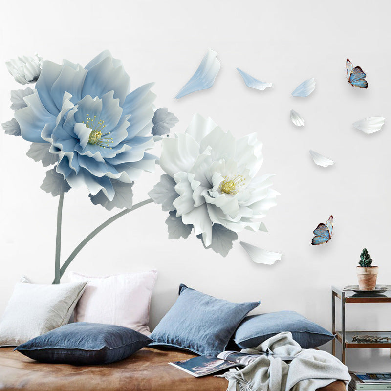 Autocollant Muraux Floral à Installer dans la Chambre