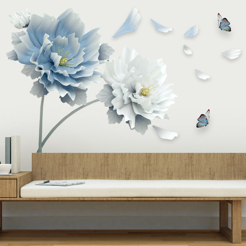 Autocollant Muraux Floral à Installer dans la Chambre