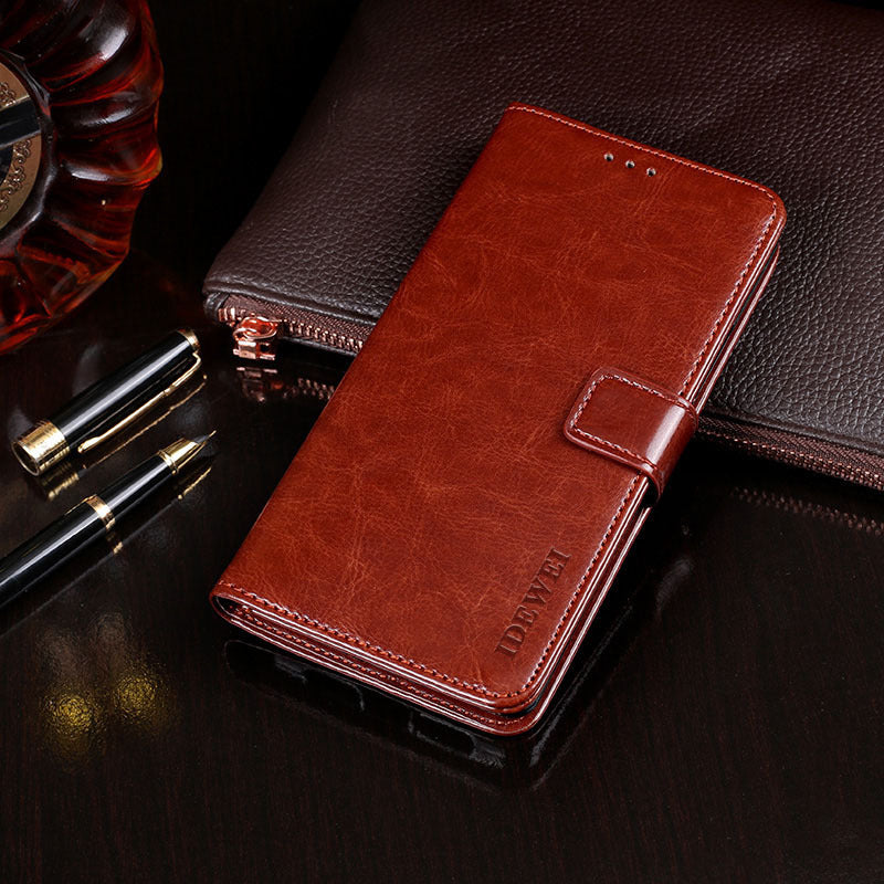 Etui de Téléphone en Cuir - Coque de Protection Élégante pour Smartphone