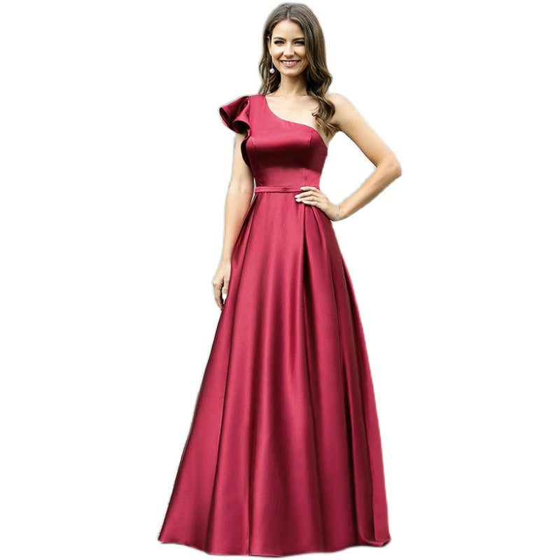 Robe de Mariage en Satin Haut de Gamme - Élégance Slim