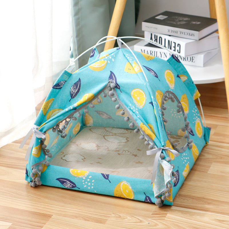 Tente pour Chat - Maison Enfermée pour Animaux de Compagnie