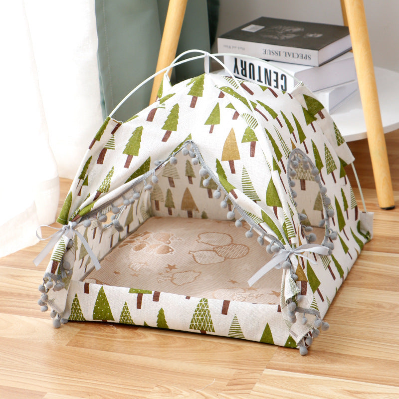Tente pour Chat - Maison Enfermée pour Animaux de Compagnie
