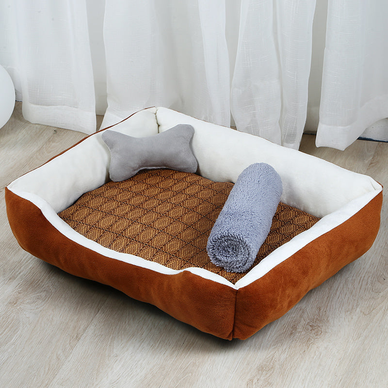 Grand Chenil en Peluche pour Chiens