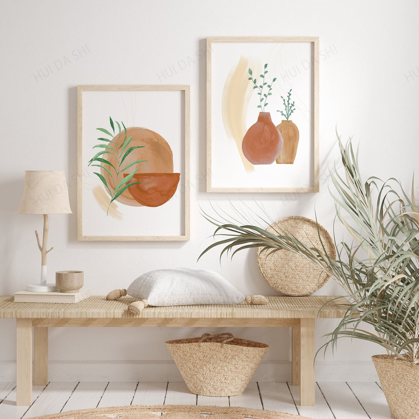 Peinture sur Toile Bohemian – Décoration Murale Élégante