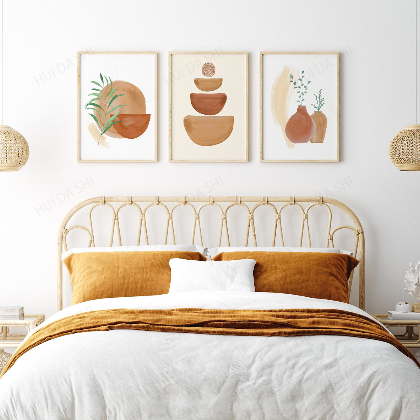 Peinture sur Toile Bohemian – Décoration Murale Élégante
