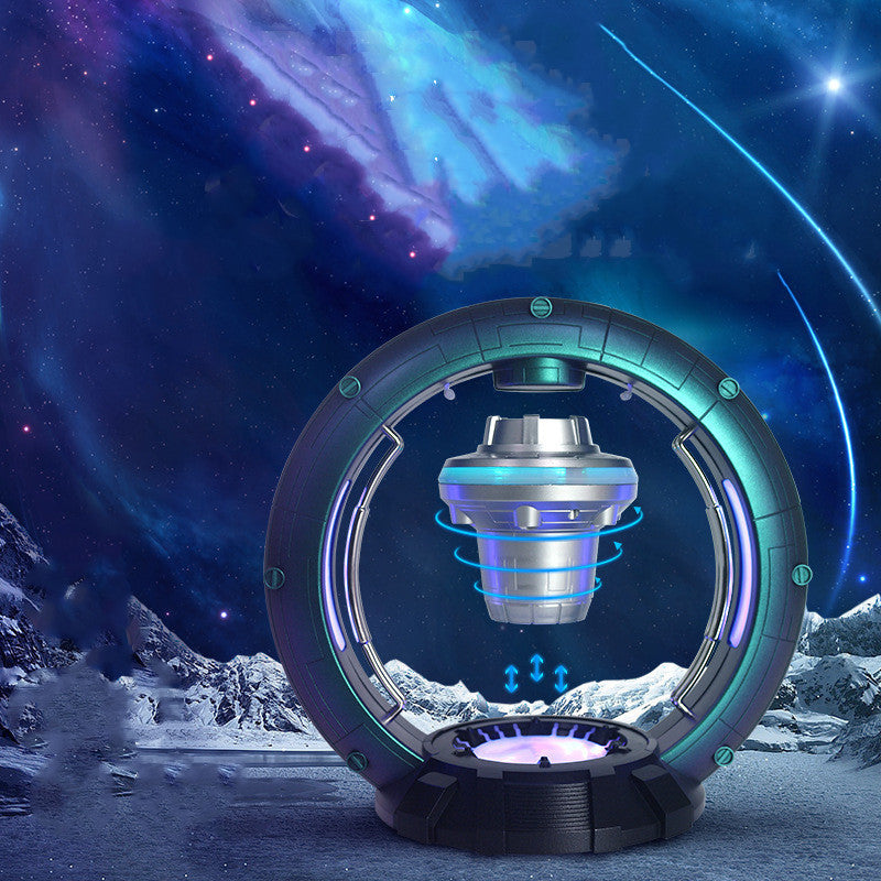 Haut-parleur Bluetooth avec Fonction de Lévitation Magnétique de Vaisseau Spatial UFO