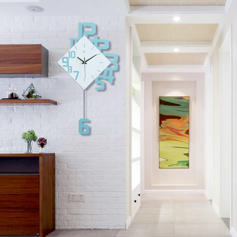 Horloge Murale Digitale Personnalisée en Bois