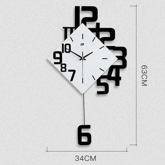 Horloge Murale Digitale Personnalisée en Bois