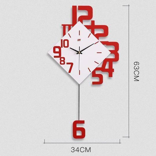 Horloge Murale Digitale Personnalisée en Bois