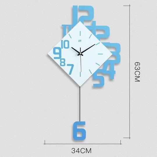 Horloge Murale Digitale Personnalisée en Bois